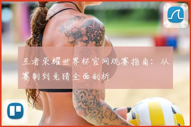 王者荣耀世界杯官网观赛指南:从赛制到竞猜全面剖析